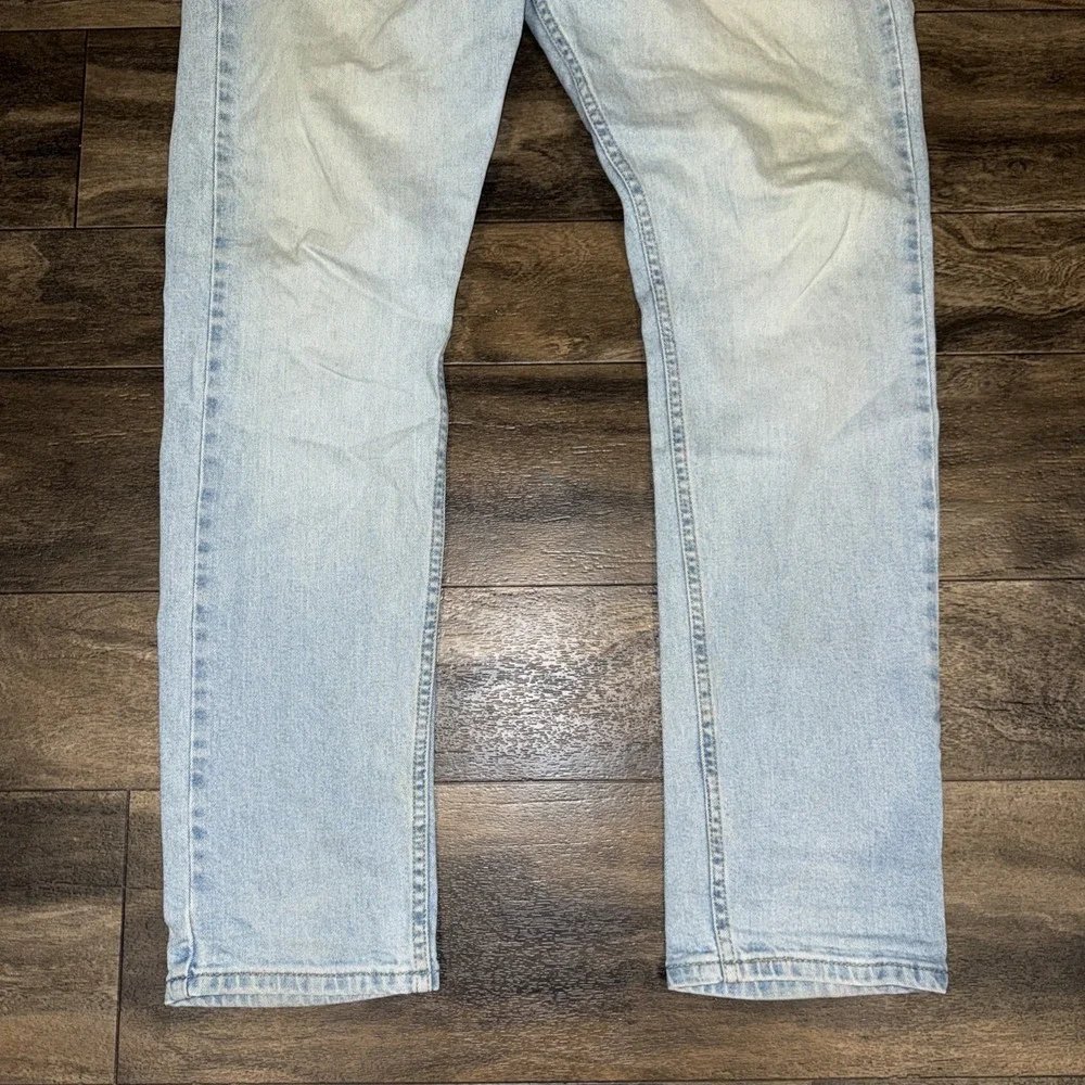 Levi's 510 Light-Wash Straight Leg Regular Fit Denim Jeans Men's Size 34x30